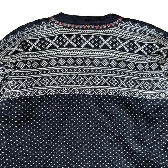Dale of Norway Pure New Wool Nordic Sweater, Button Placket, Size Small - Picture 5 of 9